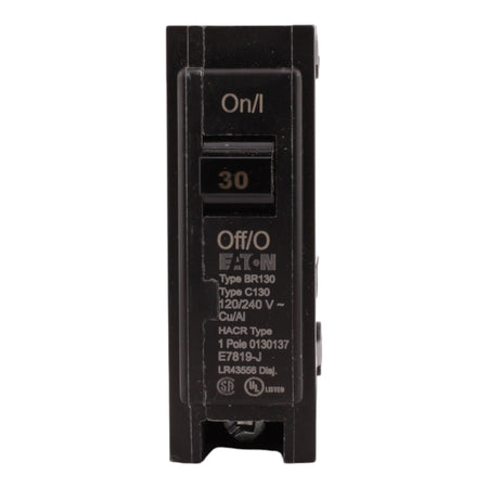 Eaton BR BR130 30A 1P 120/240V Circuit Breaker - Image 3