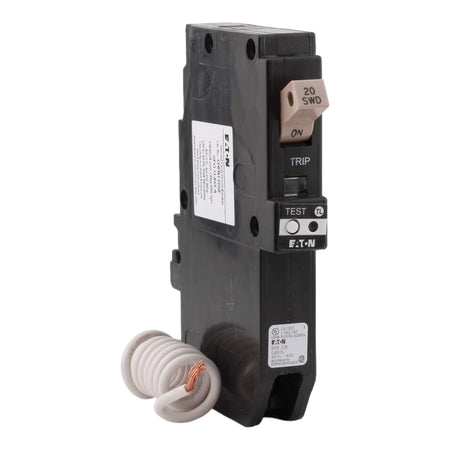 Eaton CH CHFN120GF 20A 1P 120V GFCI Pigtail Neutral Circuit Breaker