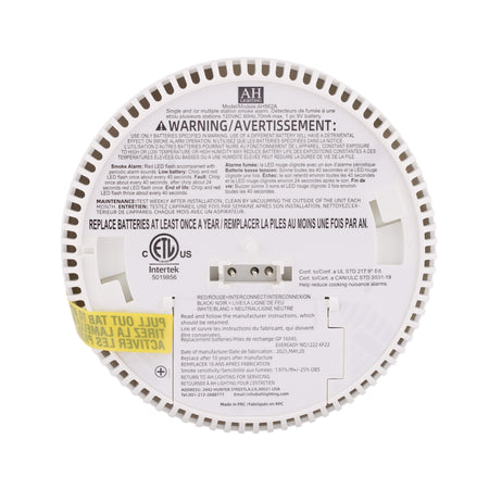 AH Lighting, AH562-A, 120V, Hardwire, Photoelectric Smoke Alarm - Image 8