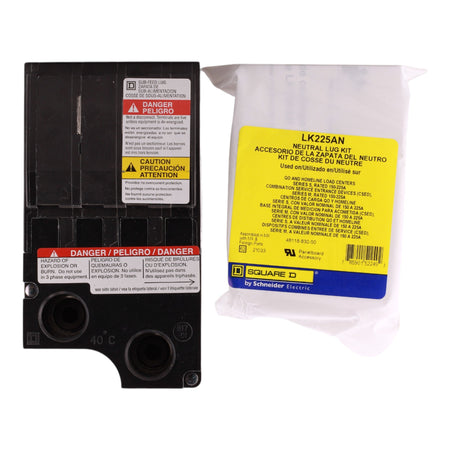Square D QO QO2225SL 225A 2P 120/240V Subfeed Lug Kit - Image 5