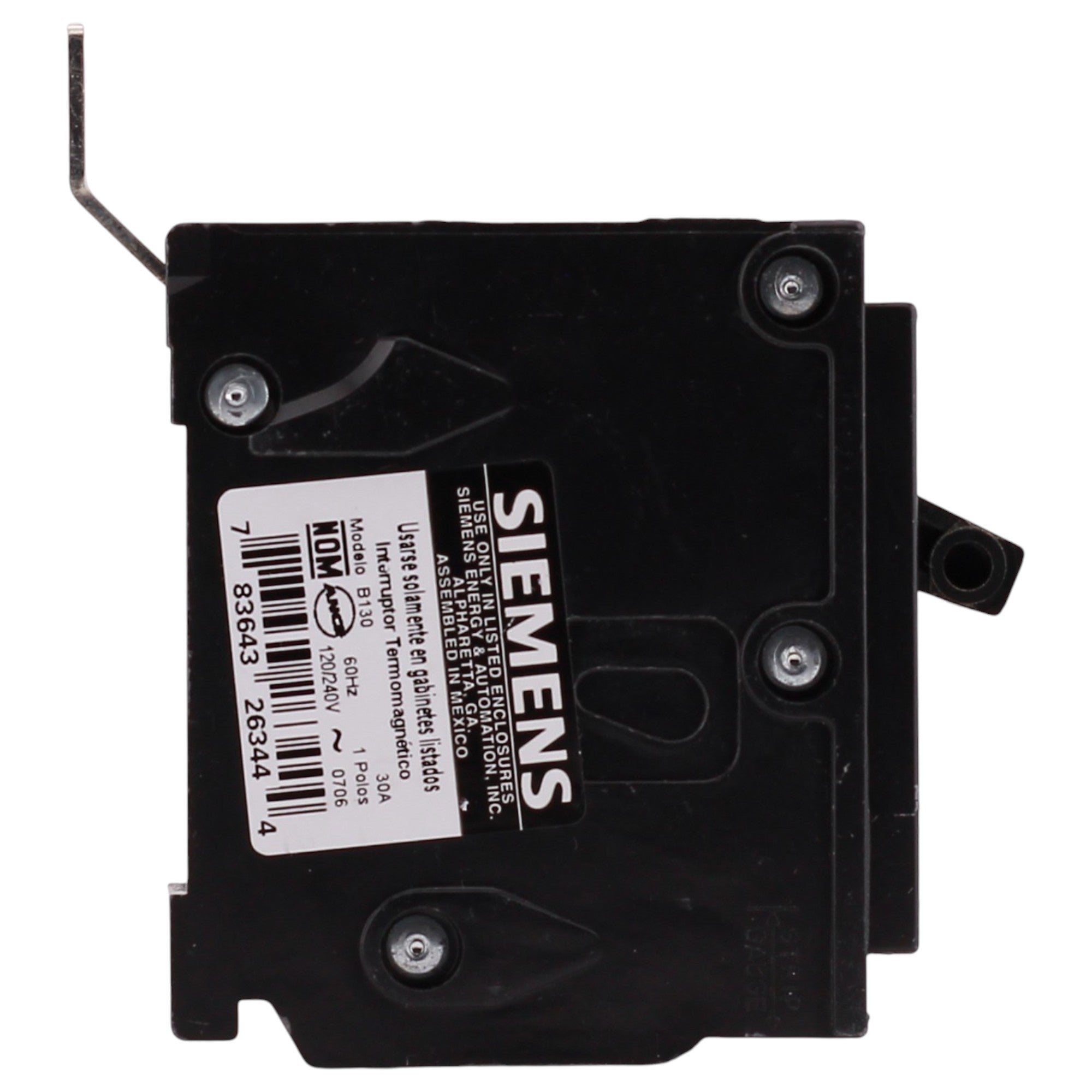 Siemens BL, B130, 30A, 1P, 120/240V, Thermal Magnetic, Bolt-On, Circuit Breaker - Image 4