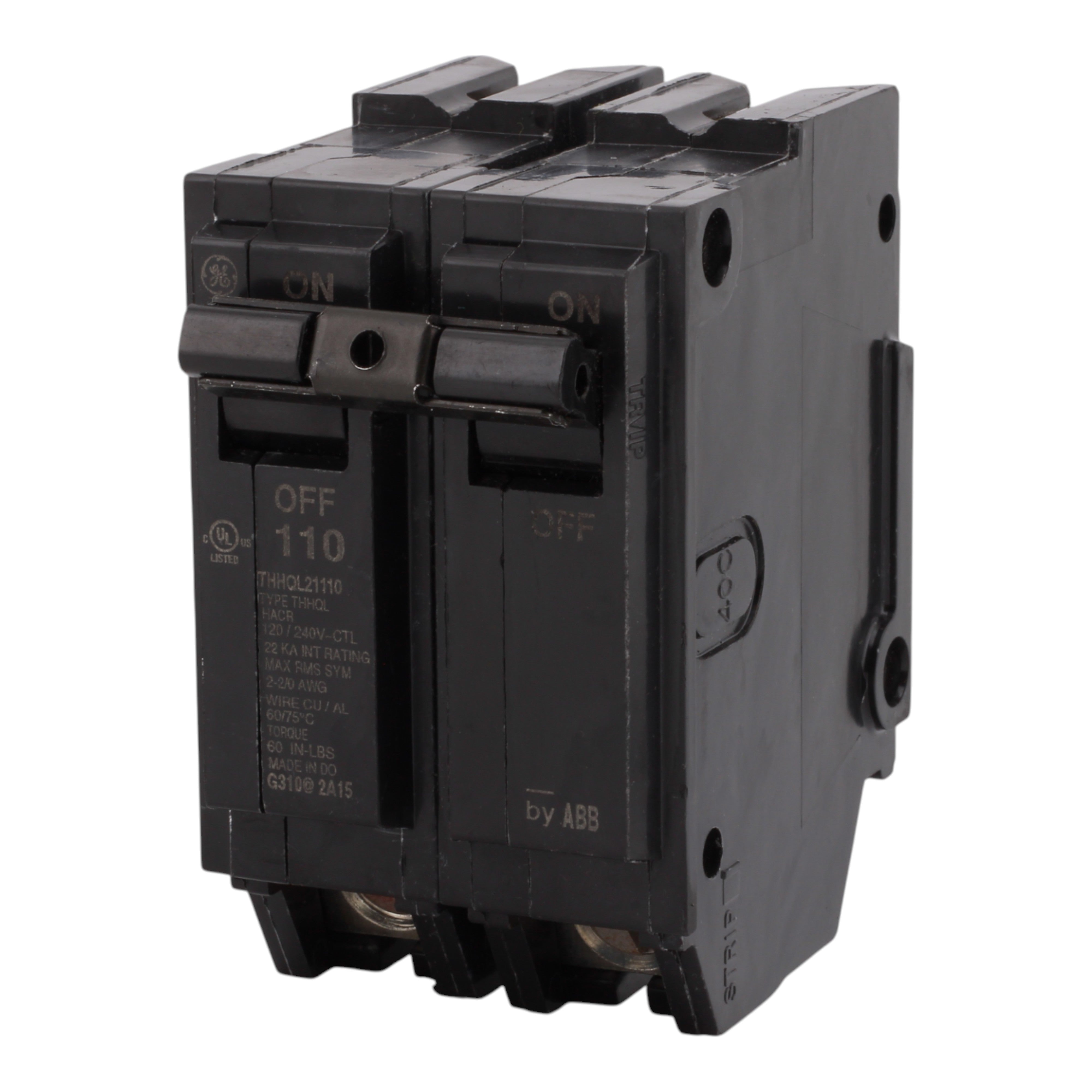 GE Q-Line THHQL21110 110A 2P 120/240V Circuit Breaker - Image 2