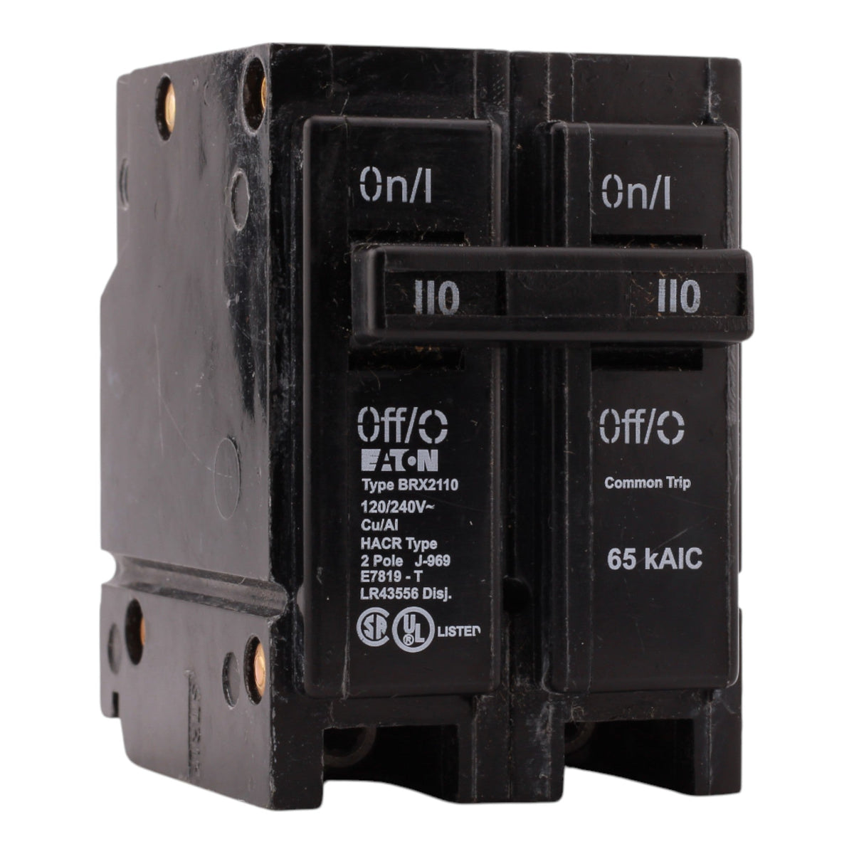 Eaton BRX2110 110A 2P 120/240V Thermal-Magnetic Circuit Breaker