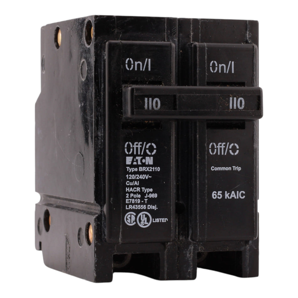Eaton BRX2110 110A 2P 120/240V Thermal-Magnetic Circuit Breaker