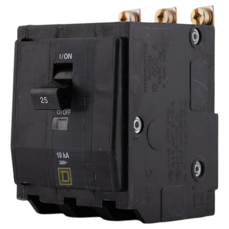 Square D QO, QOB325, 25A, 3P, 120/240V, Bolt-On, Circuit Breaker - Image 3