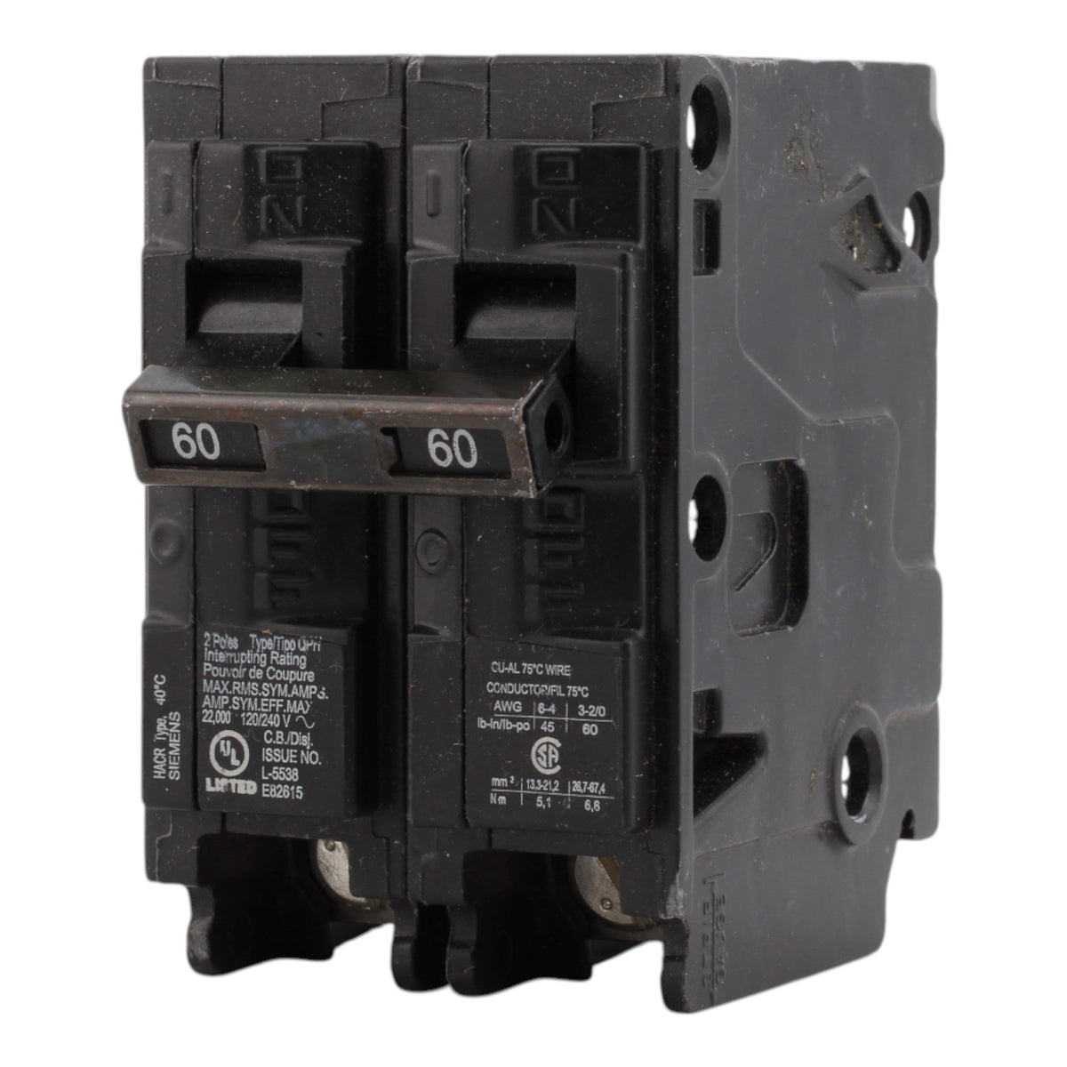 Siemens Q260H 60A 2P 120/240V Circuit Breaker - Image 3