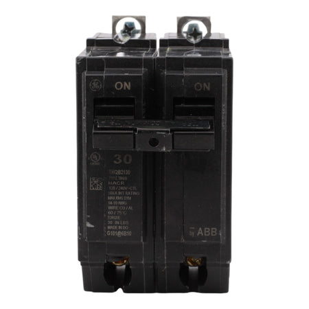 GE THQB2130 30A 2P 120/240V 10kA Circuit Breaker - Image 2