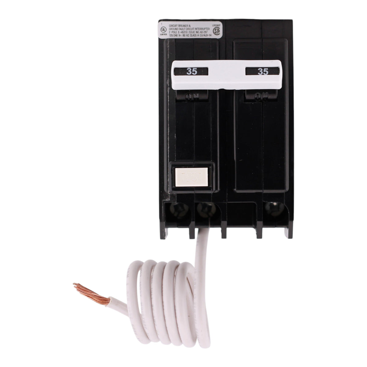 Eaton BR, GFTCB235, 35A, 2P, 120/240V, GFCI, Pigtail Neutral, Circuit Breaker - Image 4