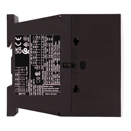 Eaton XT IEC, XTCE018C01D, 18A, 3-Pole, 690VAC, 550/600VAC Coil, Full Voltage Non-Reversing Contactor - Image 6