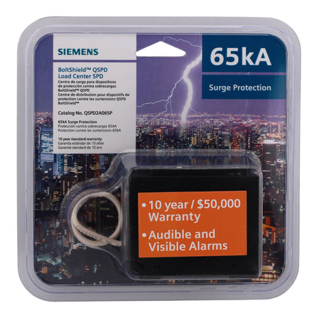 Siemens BoltShield QSPD2A065P 65kA 2P 120/240V Surge Protective Device - Image 4