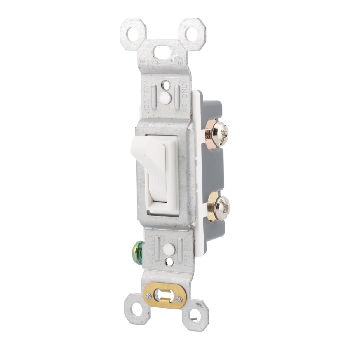 RES POWER 15A 125V Single-Pole Toggle Switch cULus Listed White - Image 3