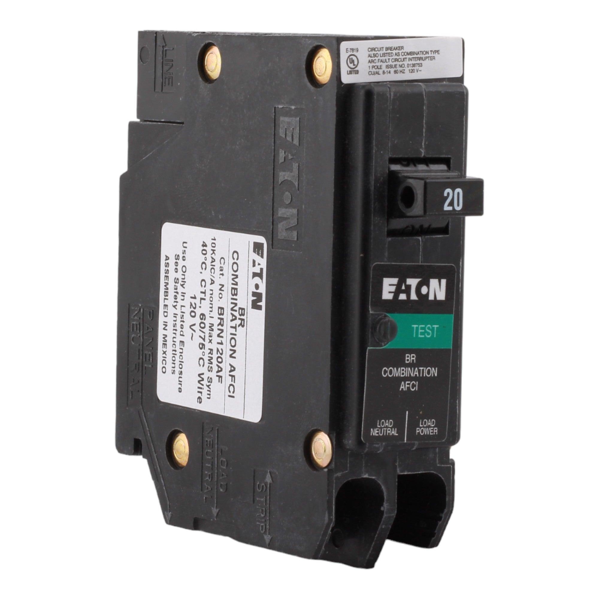 Eaton BR BRN120AF 20A 1P 120V AFCI Circuit Breaker - Image 3