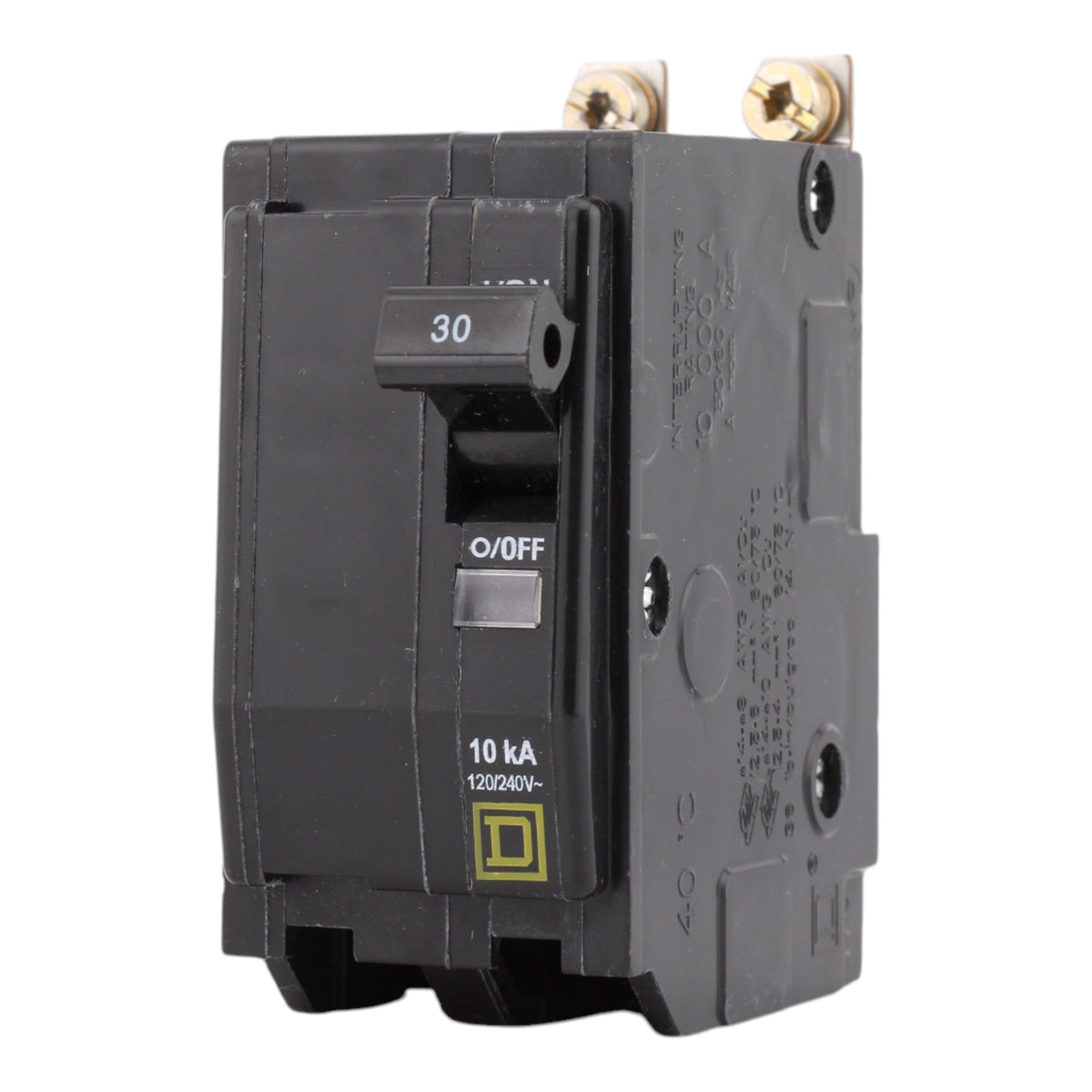 Square D QOB230 30A 120/240V 2-pole Circuit Breaker Bolt-On UL - Image 3