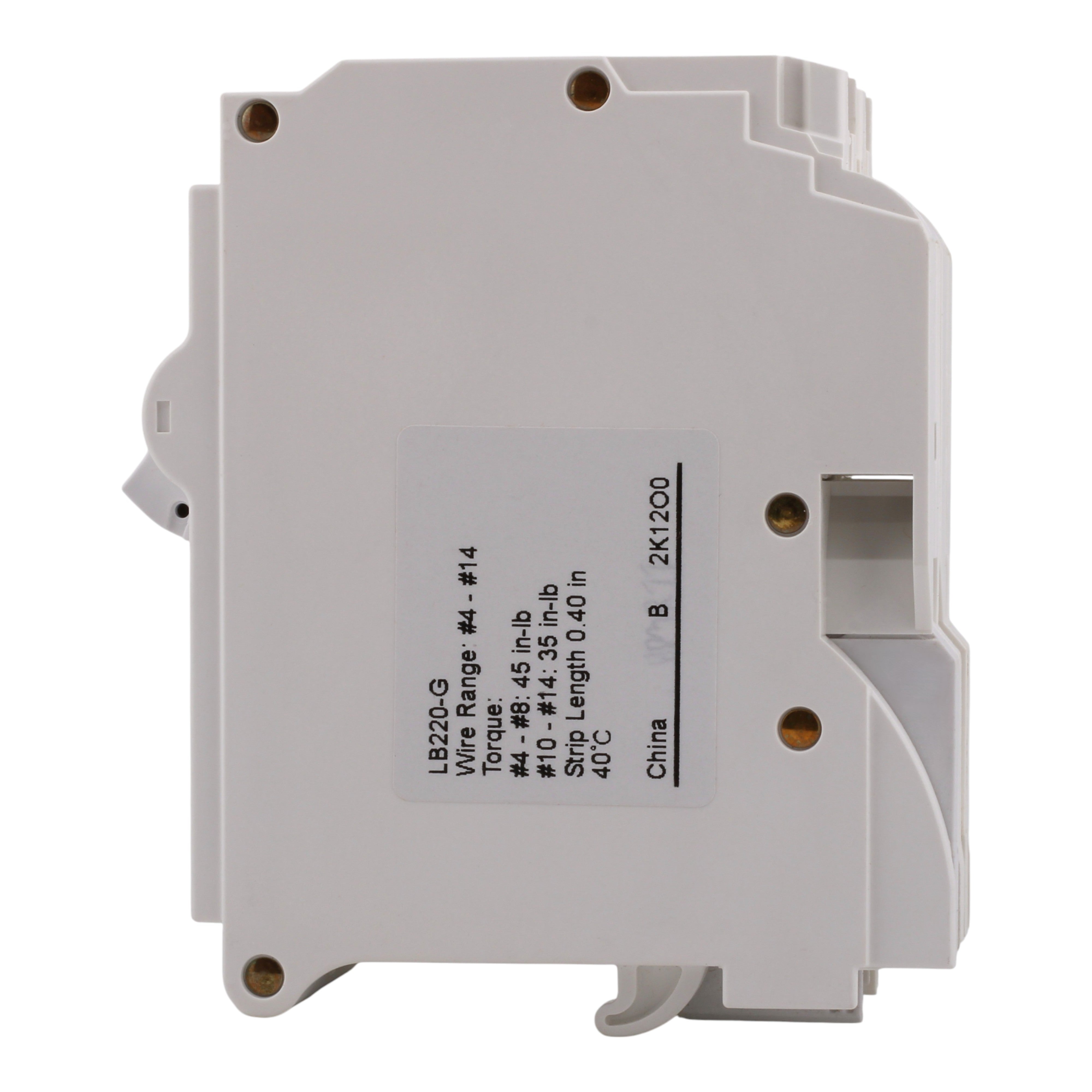 Leviton LB220-G 20A 2P 120/240V GFCI Plug-On Neutral Circuit Breaker - Image 7