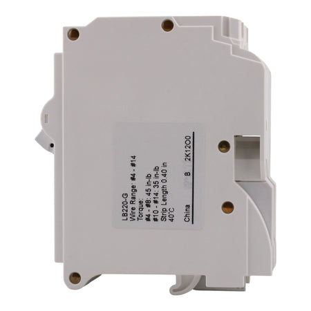Leviton LB220-G 20A 2P 120/240V GFCI Plug-On Neutral Circuit Breaker - Image 7