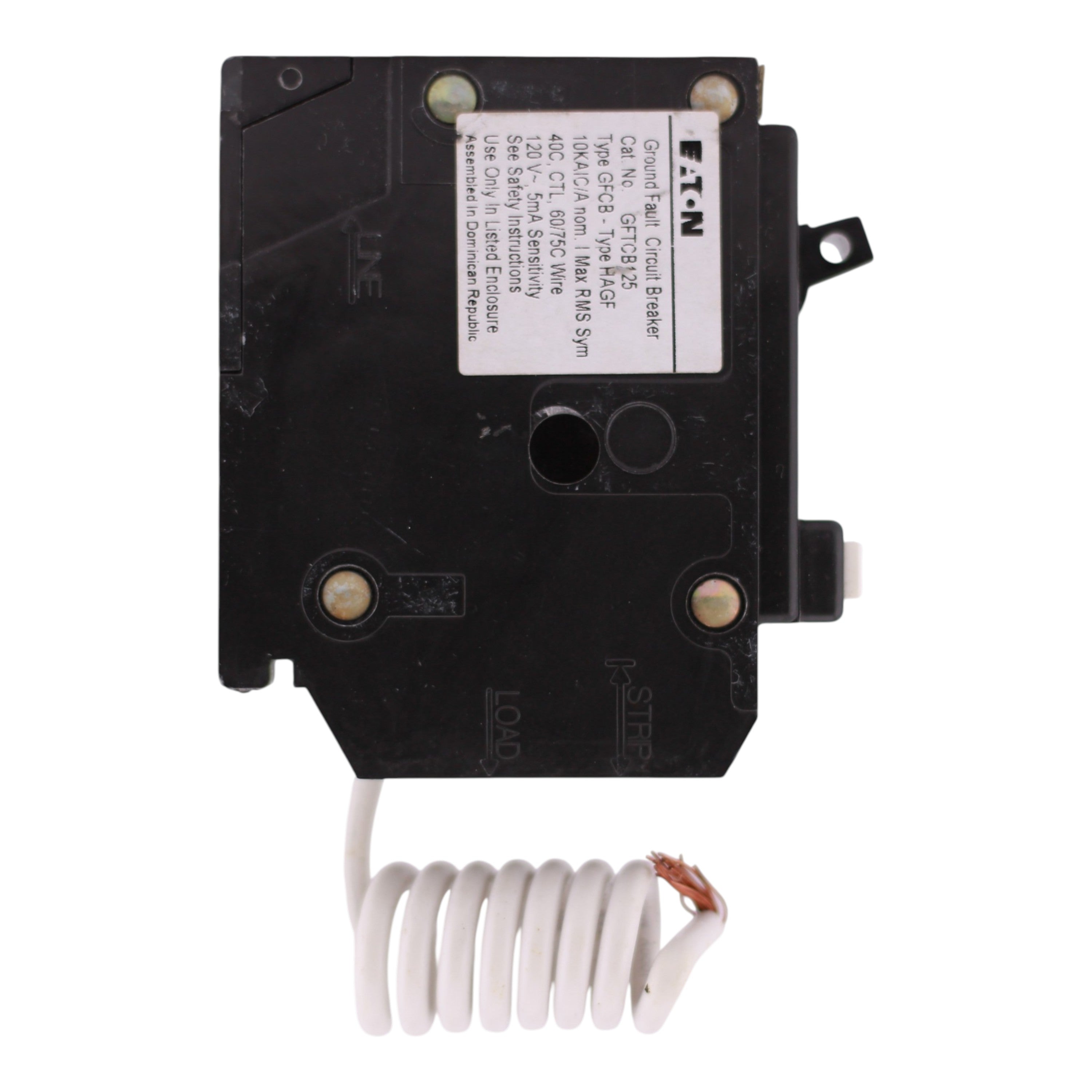 Eaton BR, GFTCB125, 25A, 1P, 120/240V, GFCI, Pigtail Neutral, Circuit Breaker - Image 6