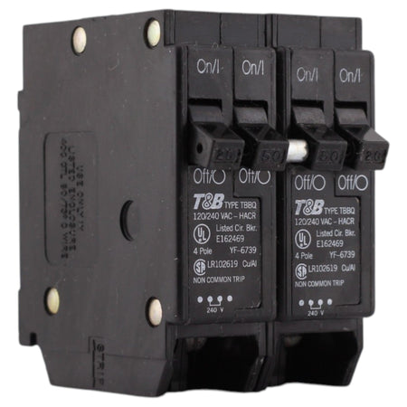 Thomas & Betts TBBQ, TBBQ2502120, 20A/50A, 4P, 120/240V, Quadplex, Circuit Breaker