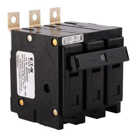 Eaton BAB3060H 60A 3P 240V Bolt-On Thermal-Mag Circuit Breaker