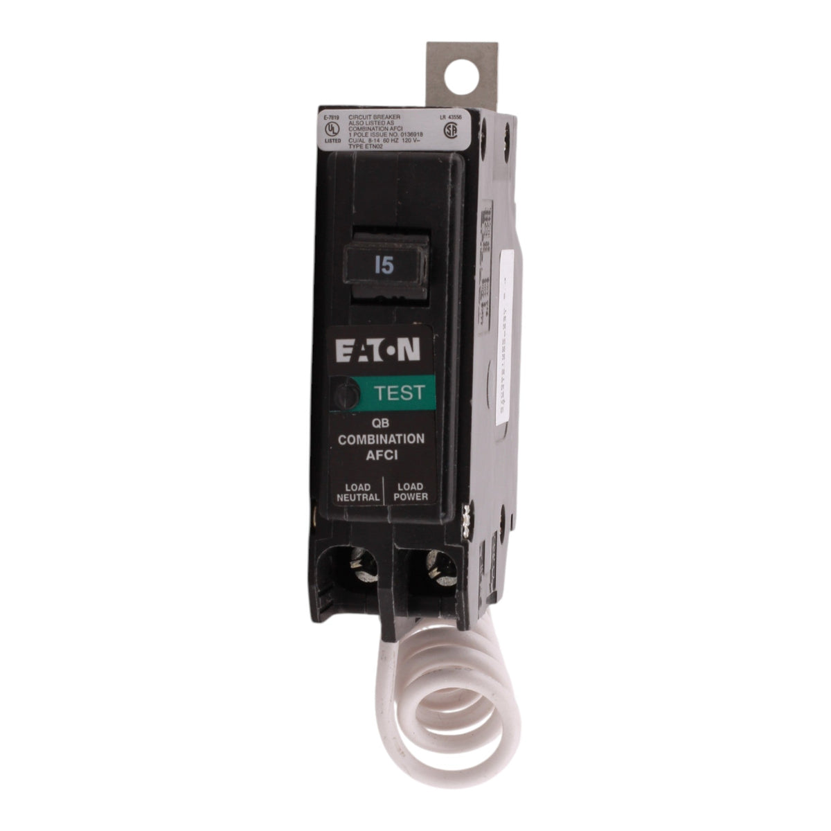 Eaton QB QB1015CAF 15A 1P 120V AFCI Circuit Breaker - Image 2