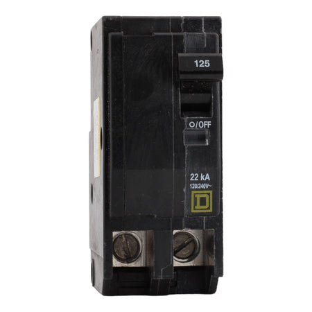 Square D QO2125VH 125 Amp Double Pole 240V Plug-In Standard Trip Circuit Breaker UL - Image 2