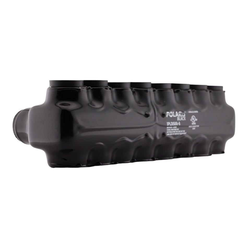 NSI Polaris, IPLD500-8, 8-Port, 500 MCM-4 AWG, 600V, Dual-Sided, Pre-Insulated, Multi-Tap Connector