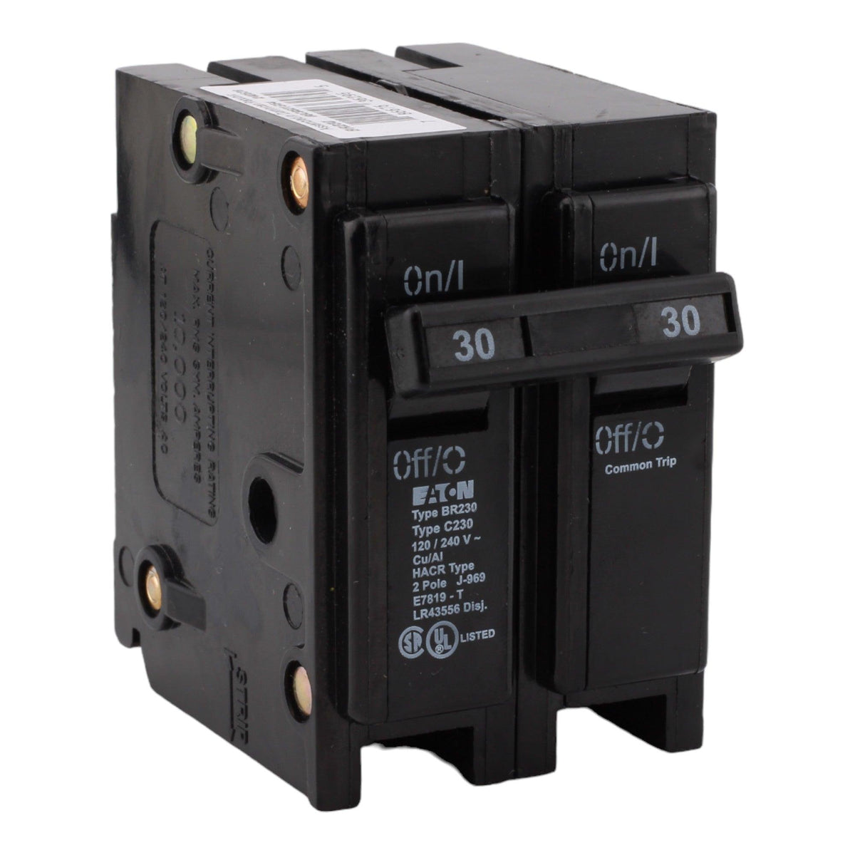 Eaton BR BR230 30A 2P 120/240V Circuit Breaker