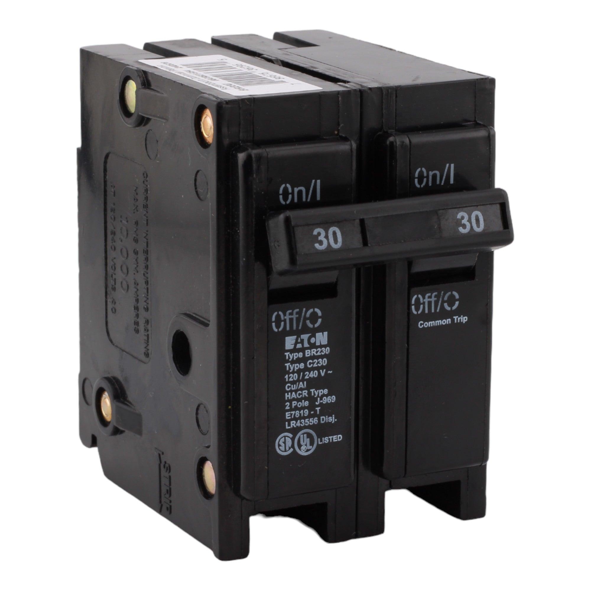 Eaton BR BR230 30A 2P 120/240V Circuit Breaker