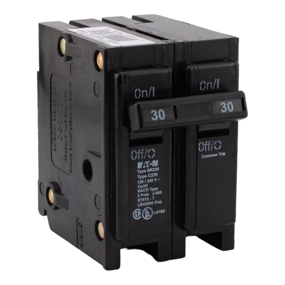 Eaton BR BR230 30A 2P 120/240V Circuit Breaker