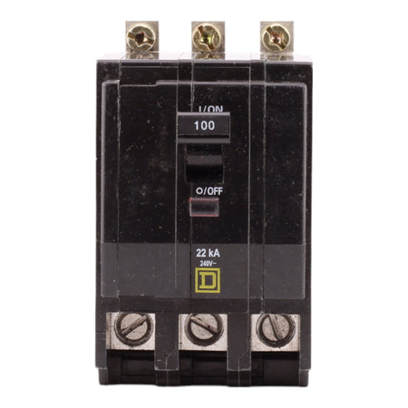 Schneider Electric QO QOB3100VH 100A 3P 120/240V Standard Bolt-On Circuit Breaker - Image 3
