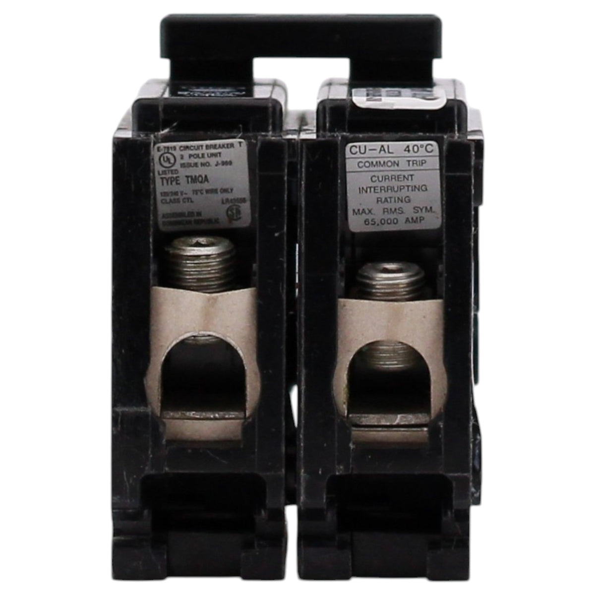 ABB Q-Line, TMQA2110, 110A, 2P, 120/240V, 65kA, Main Breaker, Thermal Magnetic, Circuit Breaker - Image 8