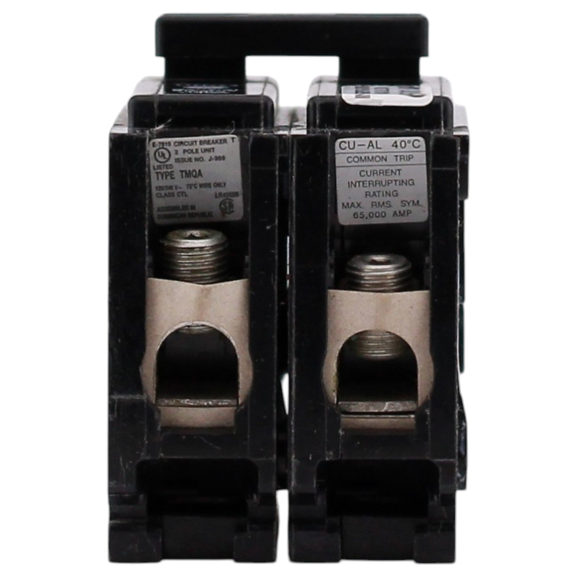 ABB Q-Line, TMQA2110, 110A, 2P, 120/240V, 65kA, Main Breaker, Thermal Magnetic, Circuit Breaker - Image 8