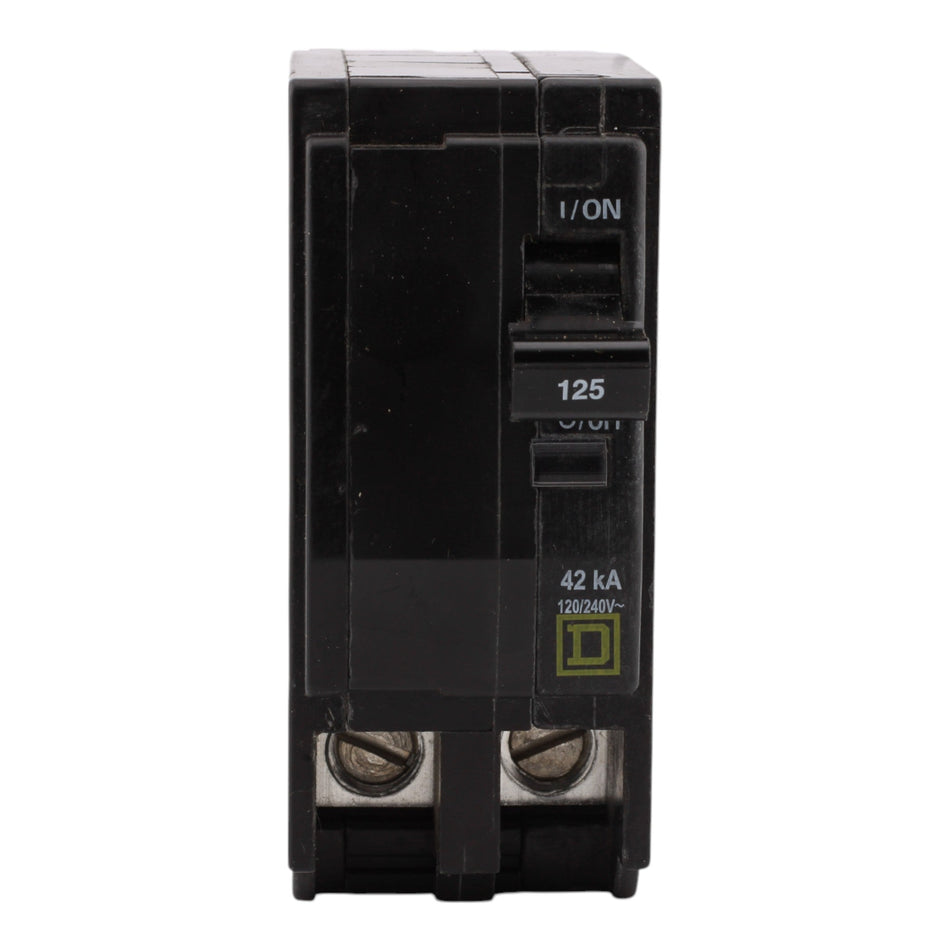 Square D QOH2125 125A 2P 120/240V 42kA Circuit Breaker - Image 2
