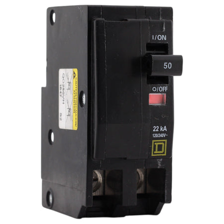Square D QO, QO250VH, 50A, 2P, 120/240V, Thermal Magnetic, Circuit Breaker