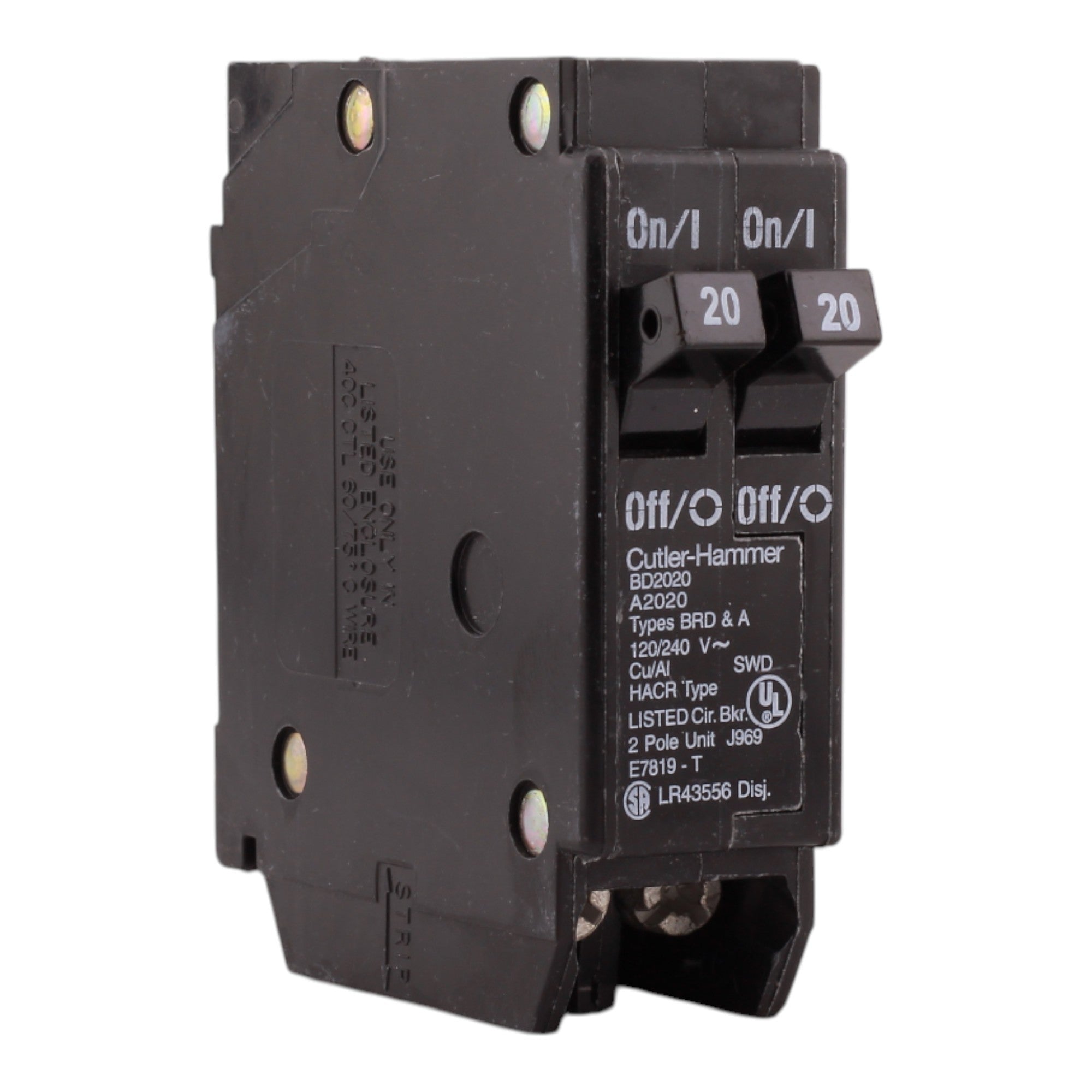 Eaton BR BD2020 20A 1P 120V Duplex Tandem Circuit Breaker - Image 10