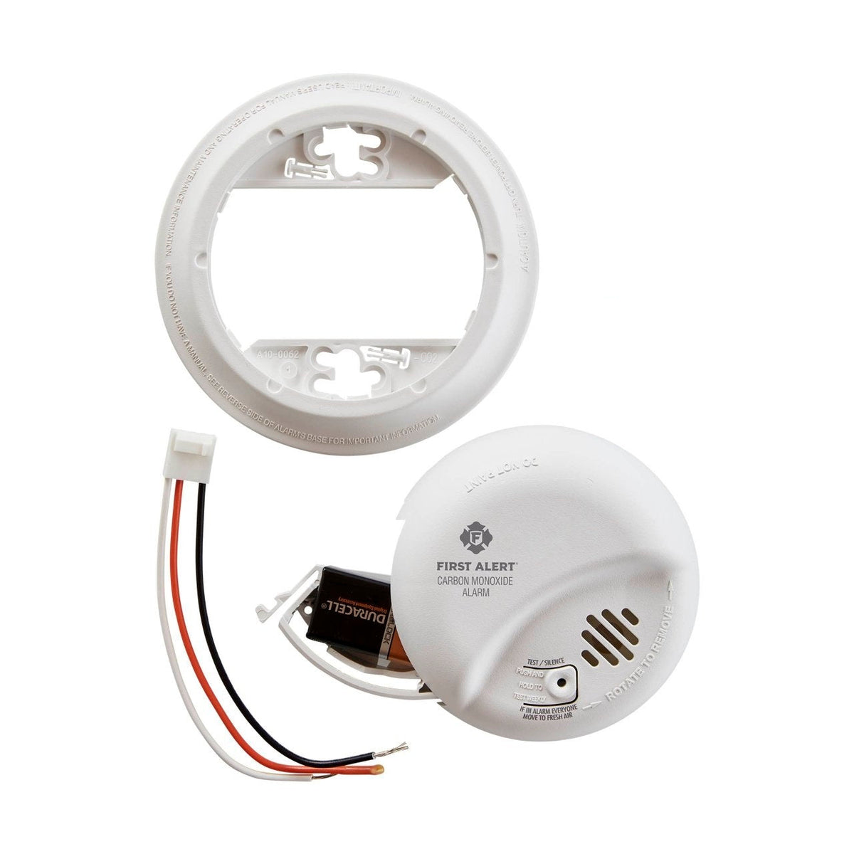 BRK CO5120BN, 120V AC/DC, Hardwired, Carbon Monoxide Alarm, 9V Battery Backup - Image 3