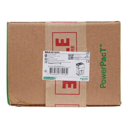 Square D PowerPacT B, BDA34125Y, 125A, 3P, 480Y/277V, I-Line, Thermal Magnetic, Circuit Breaker - Image 3