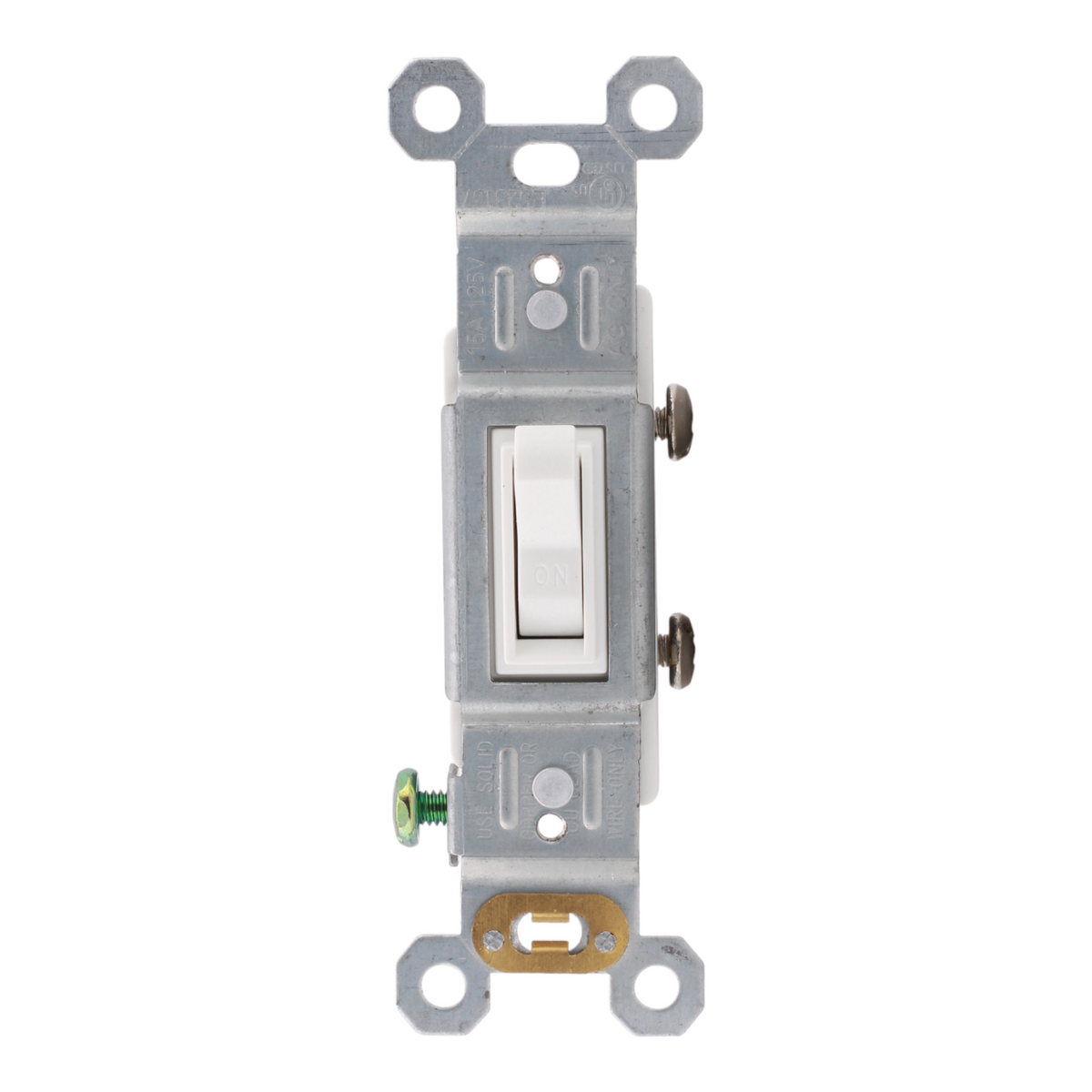RES POWER 15A 125V Single-Pole Toggle Switch cULus Listed White - Image 4