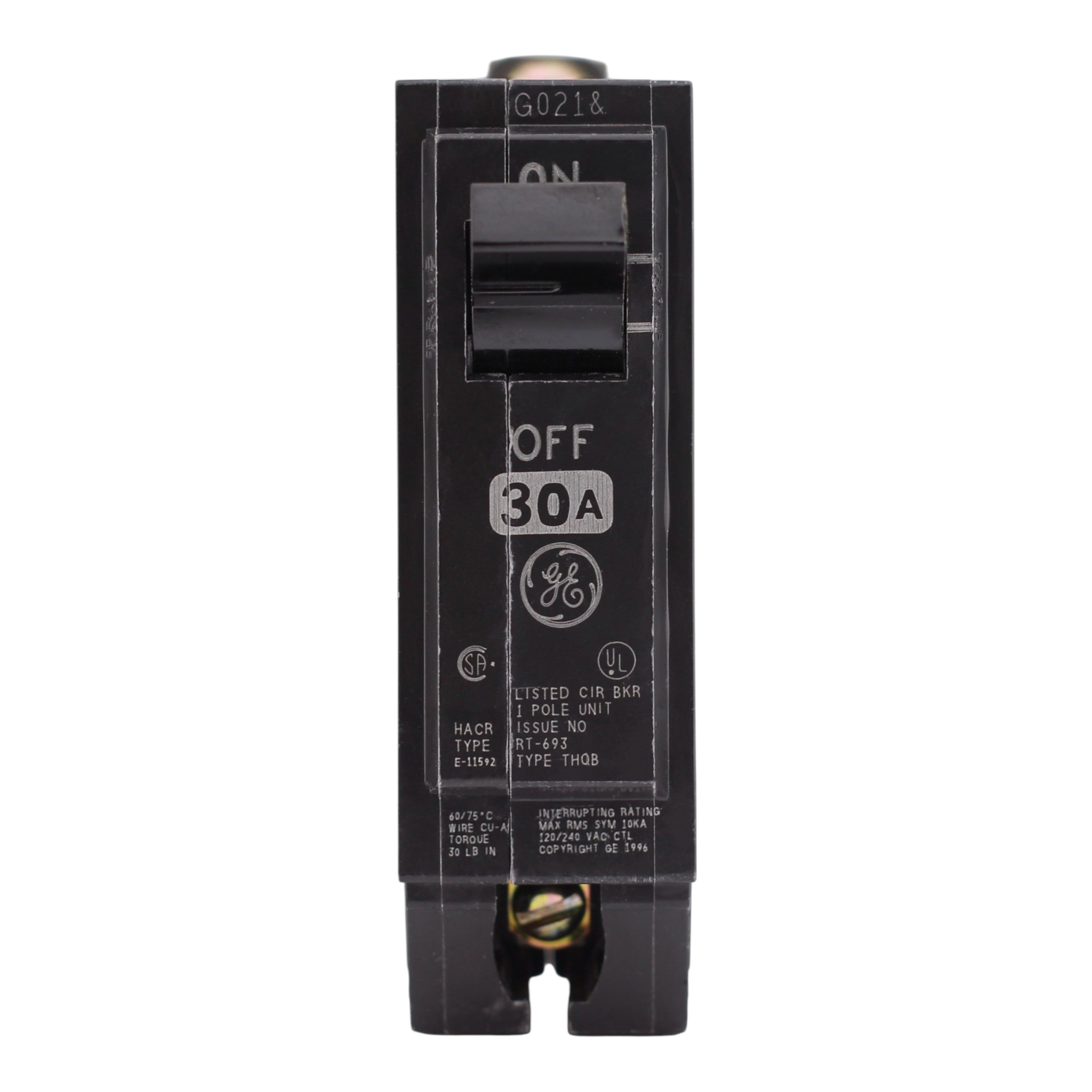 GE Q-Line, THQB1130, 30A, 1P, 120/240V, Bolt-On, Circuit Breaker - Image 3