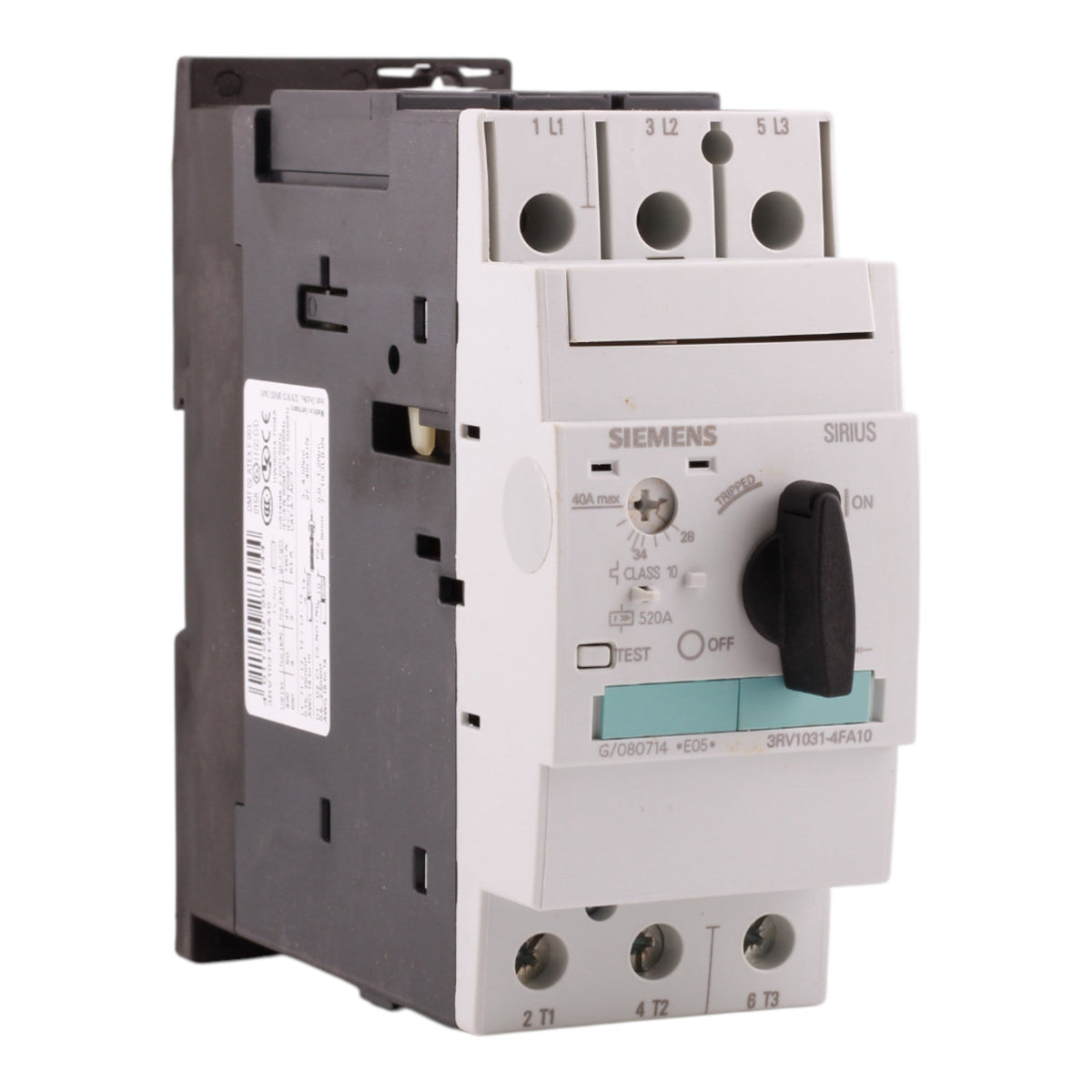 Siemens SIRIUS 3RV1031-4FA10 28-40A 3P 690V Motor Protection Circuit Breaker