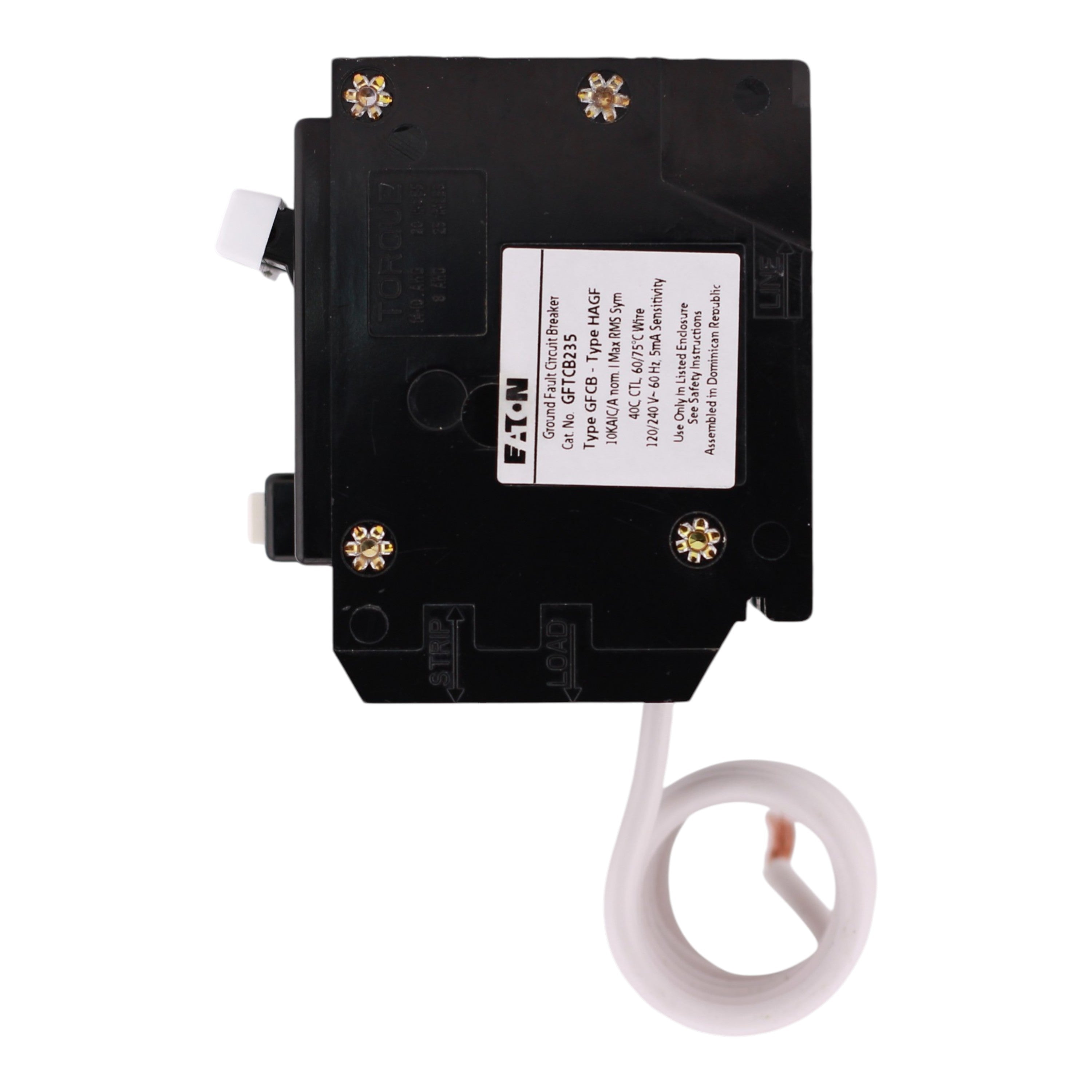 Eaton BR, GFTCB235, 35A, 2P, 120/240V, GFCI, Pigtail Neutral, Circuit Breaker - Image 7