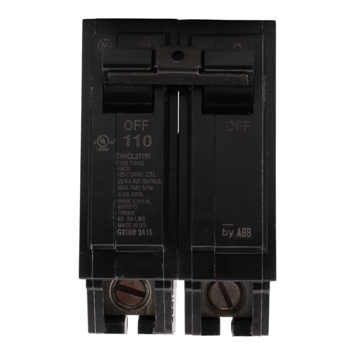 GE Q-Line THHQL21110 110A 2P 120/240V Circuit Breaker - Image 3