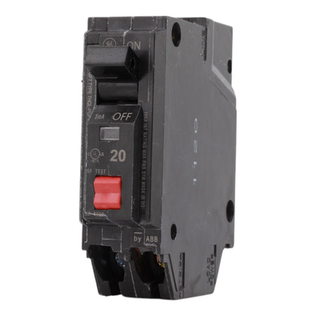 GE THQL1120PGFT, 20 Amps, Single Pole, 120 Volts, Ground Fault Circuit Breaker, GFCI, 10kA, Plug-In Mount, Plug-On Neutral, for GE Panels - Image 3