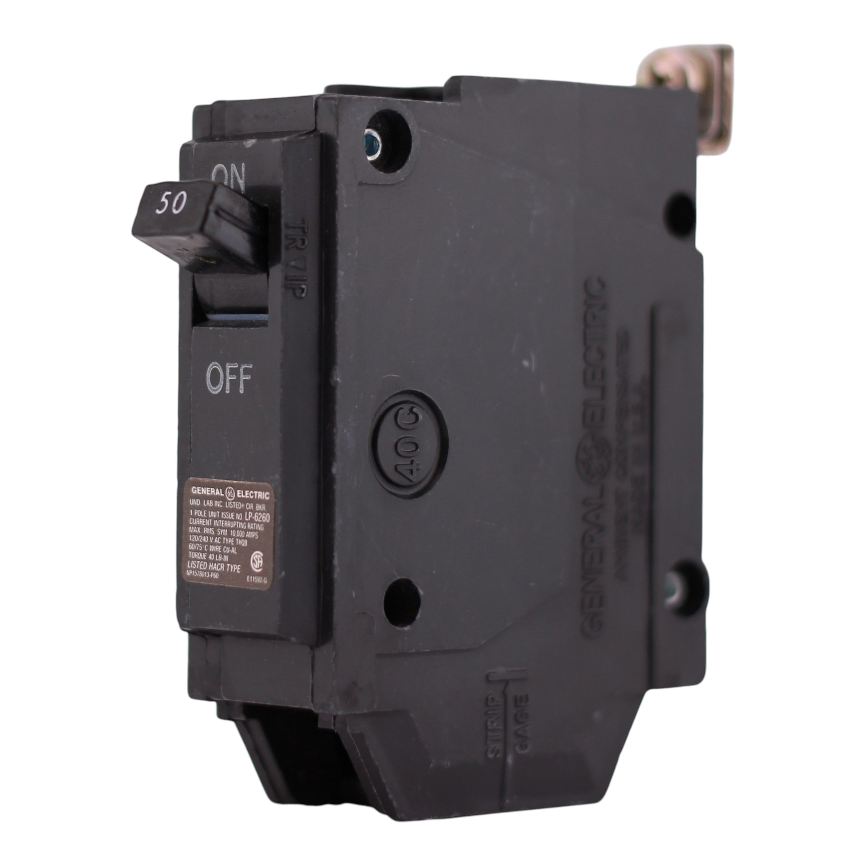 GE Q-Line, THQB1150, 50A, 1P, 120/240V, Circuit Breaker - Image 2