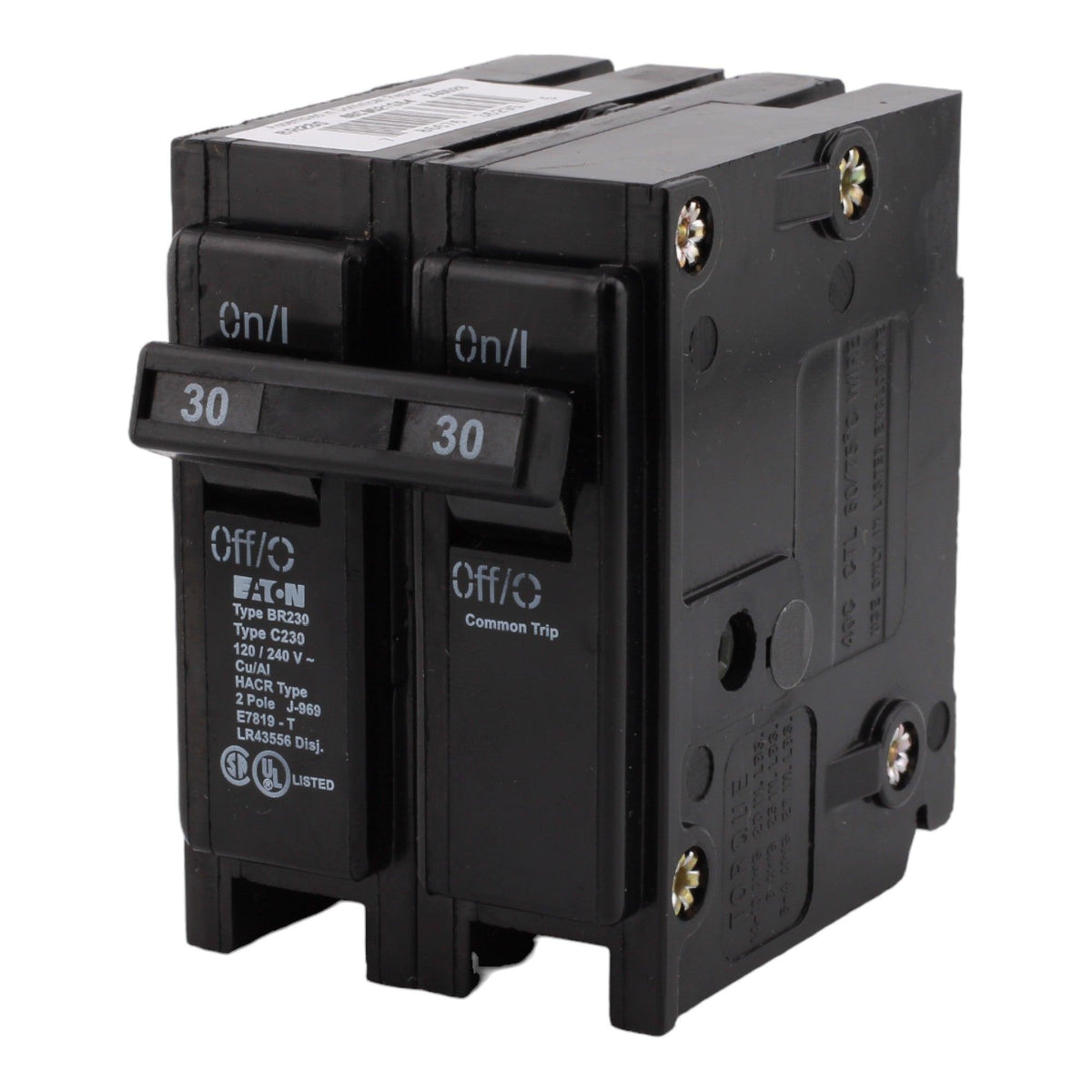Eaton BR BR230 30A 2P 120/240V Circuit Breaker - Image 3