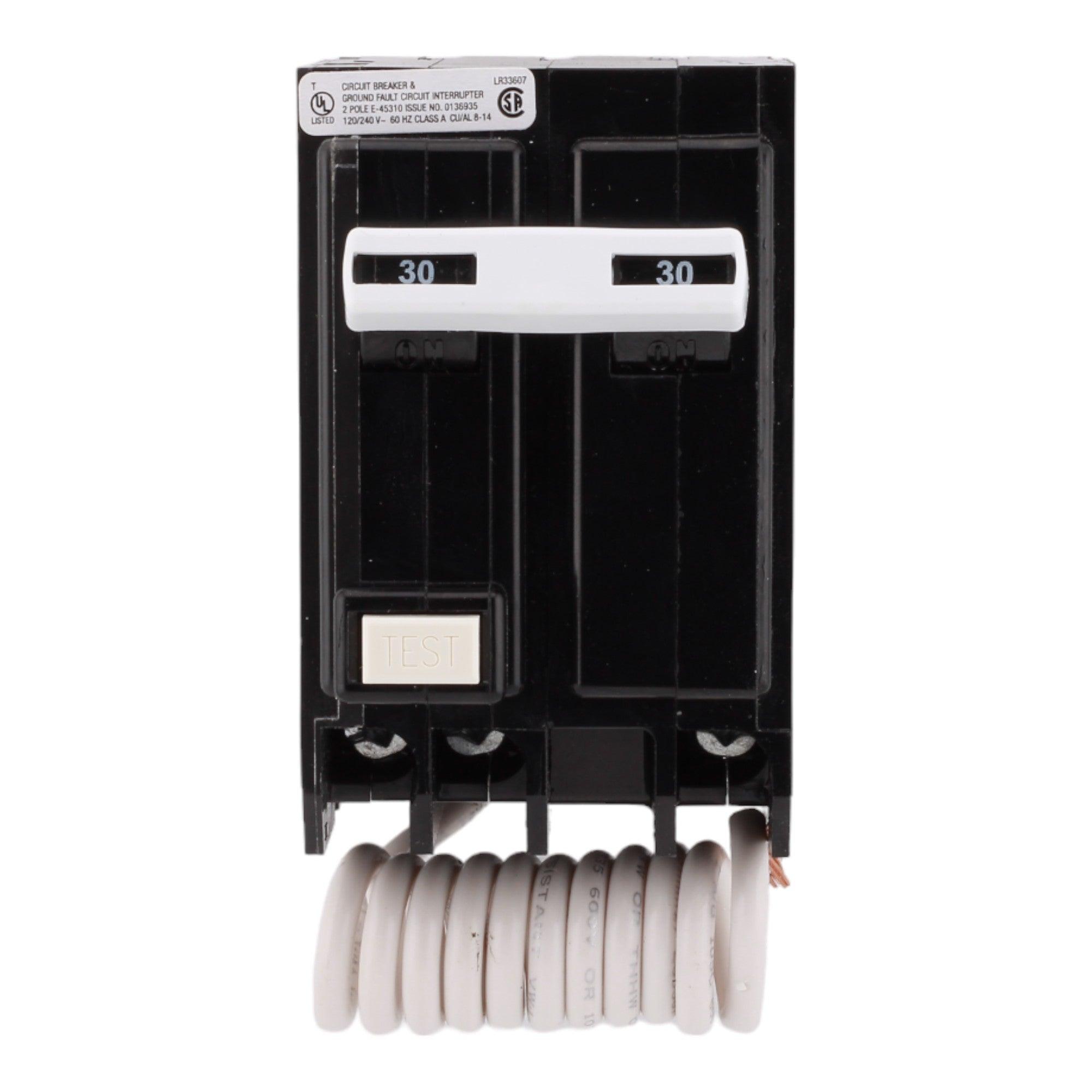 Eaton BR GFTCB230 30A 2P 120/240V GFCI Pigtail Neutral Circuit Breaker - Image 3
