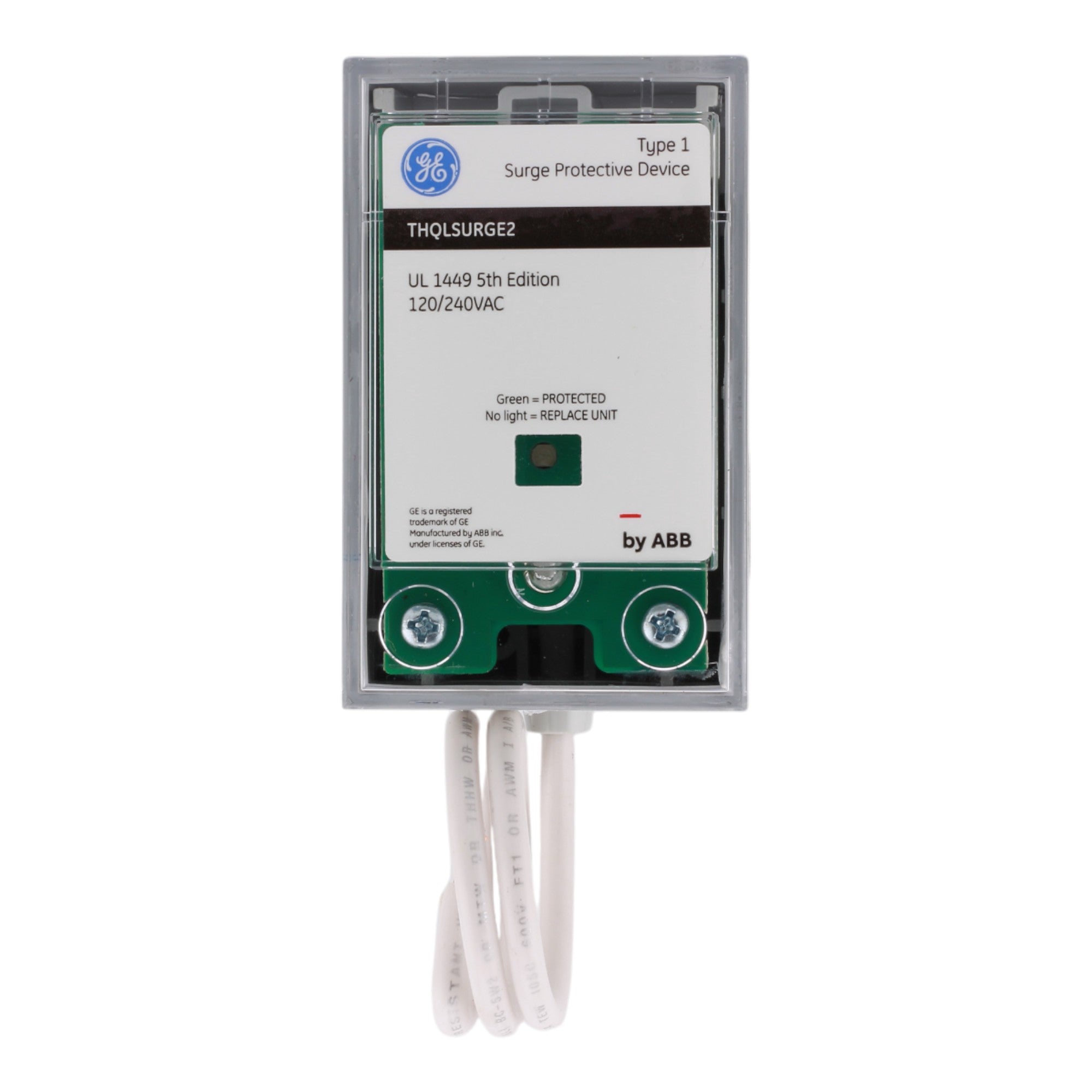GE THQLSURGE2 Type 1 Surge Protection Device 120/240V Plug-On with Pigtail for PowerMark Panels - Image 2