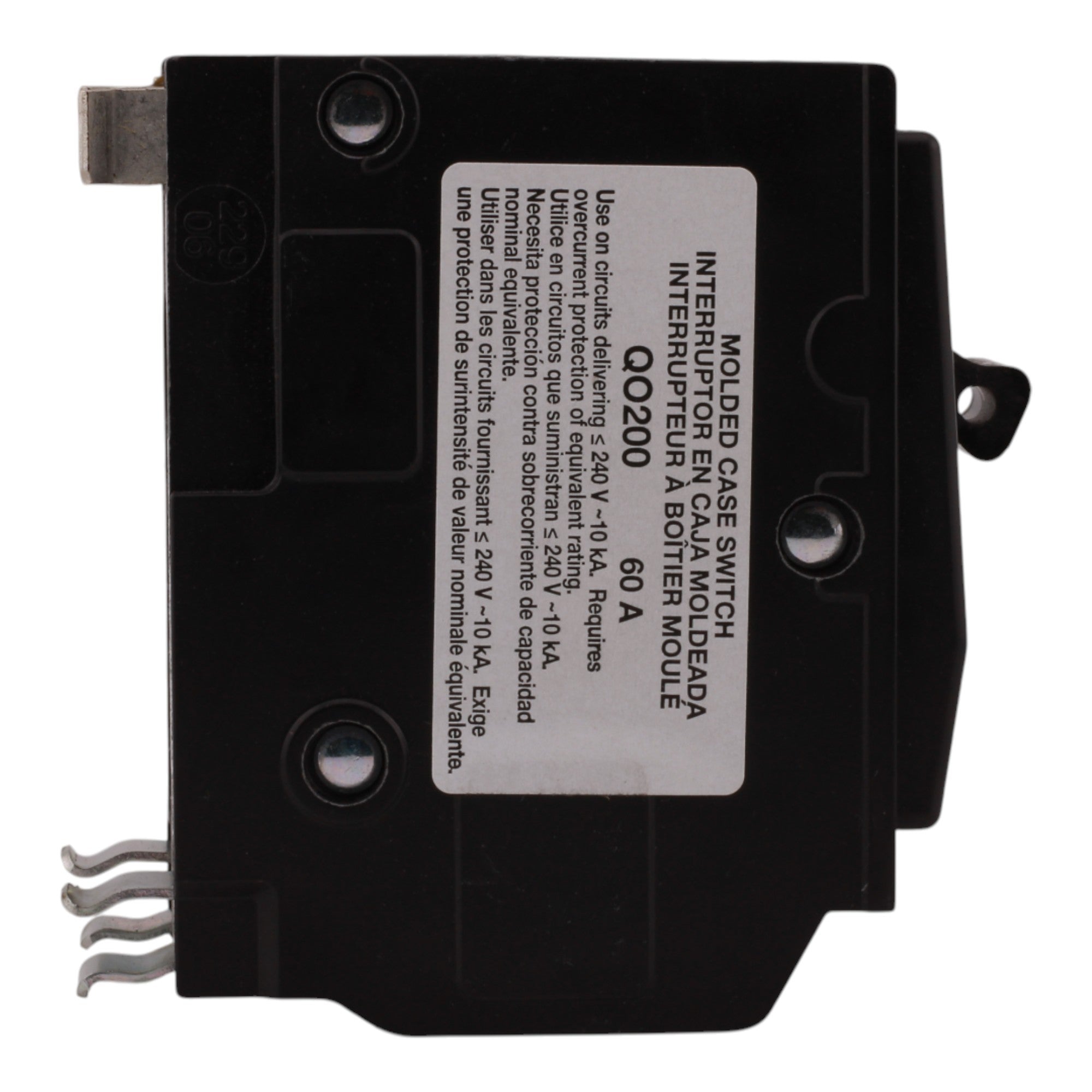 Square D QO200 60A 2P 240V Non-Automatic Disconnect Breaker - Image 4