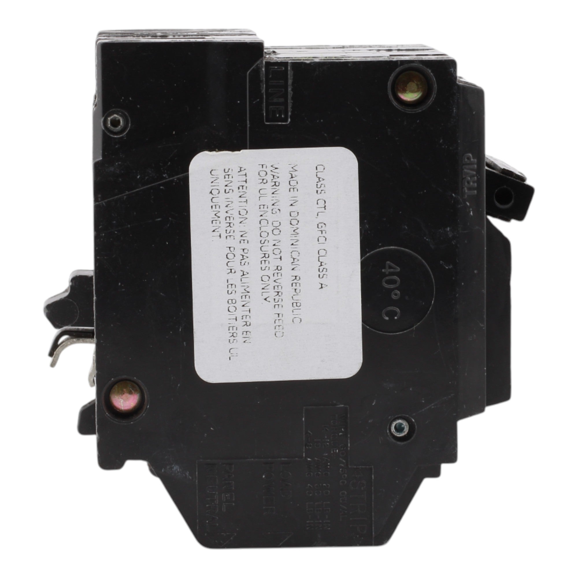 GE THHQL2120PGFT 20A 2P 22kAIC GFCI Circuit Breaker - Image 4
