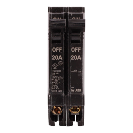 GE Q-Line THQLT2020 20A/20A 2x1P 120/240V Tandem Plug-In Circuit Breaker