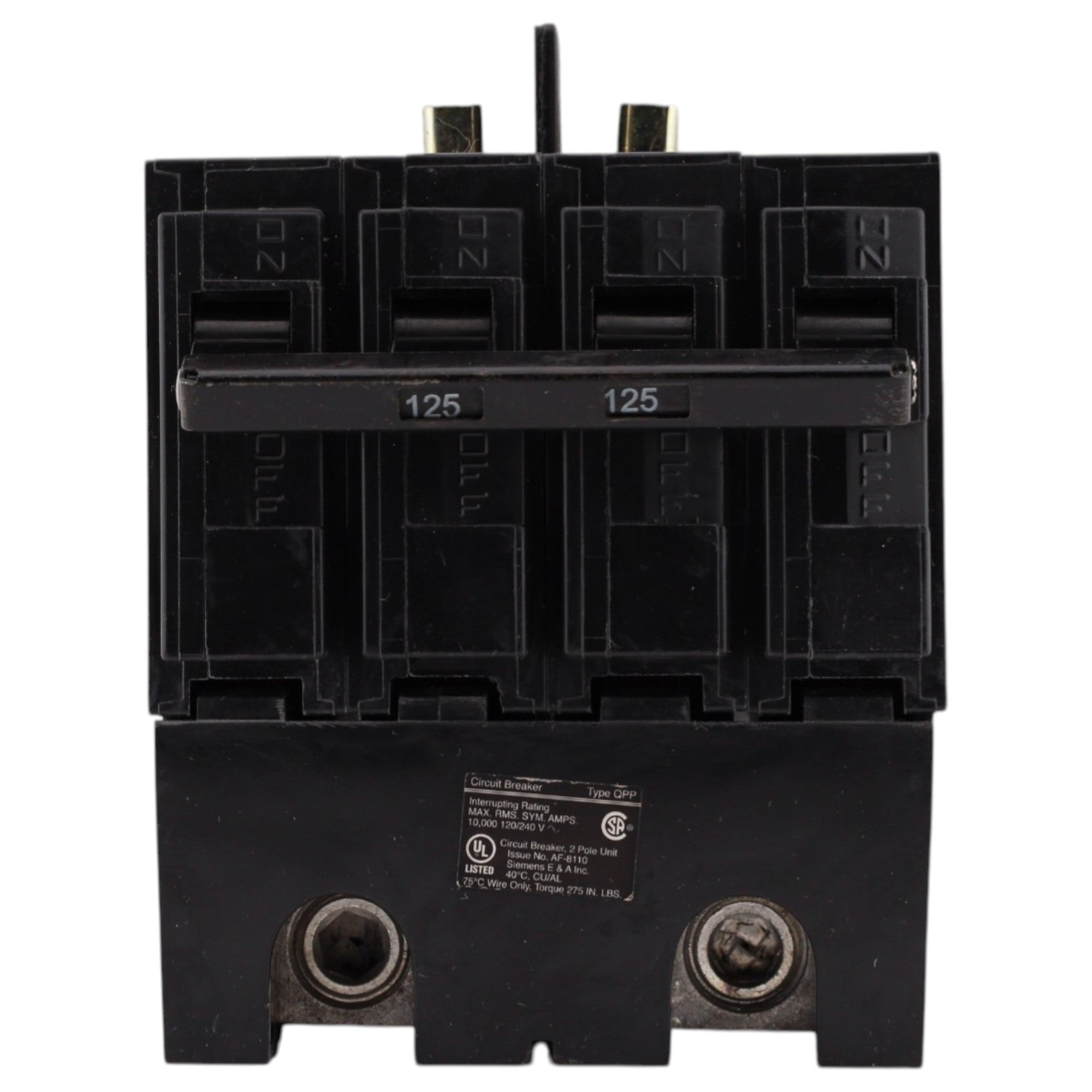Siemens Q, Q2125B, 125A, 2P, 120/240V, Bolt-In, Circuit Breaker - Image 2